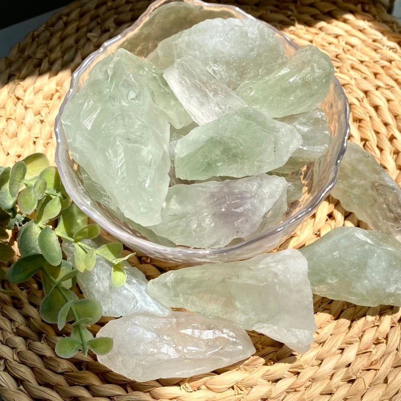 Green Quartz Prasiolite Raw