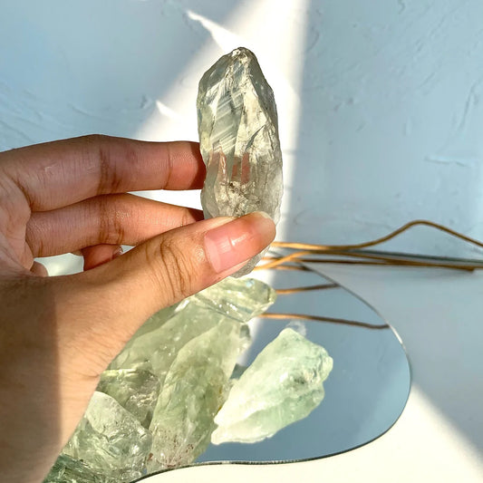 Green Quartz Prasiolite Raw