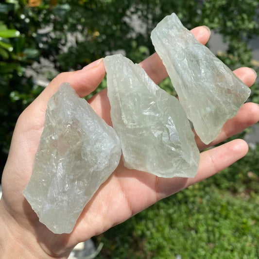 Green Quartz Prasiolite Raw